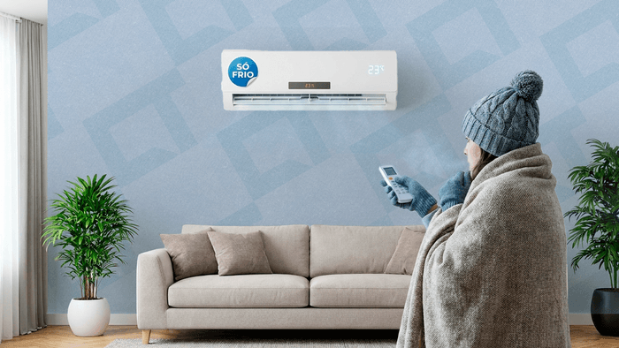 Ar-condicionado só frio esquenta o quarto no inverno? Entenda como funciona