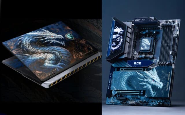 MSI revela notebook Titan 18 HX Draco e placa-mãe X870E ACE MAX em edição especial
