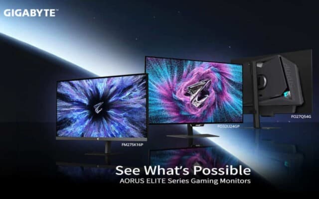 Gigabyte anuncia monitores gamer OLED e Mini LED com até 480 Hz e resolução 5k inédita