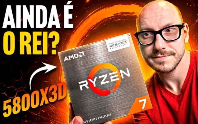 AMD Ryzen 7 5800X3D: testes AO VIVO!