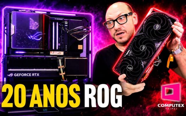 A nova RTX 50 Astral é SURREAL! (20 anos de ASUS ROG)