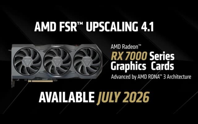 Drivers AMD Adrenalin Edition 26.6.2 adicionam FSR 4.1 para Radeon RX 7000
