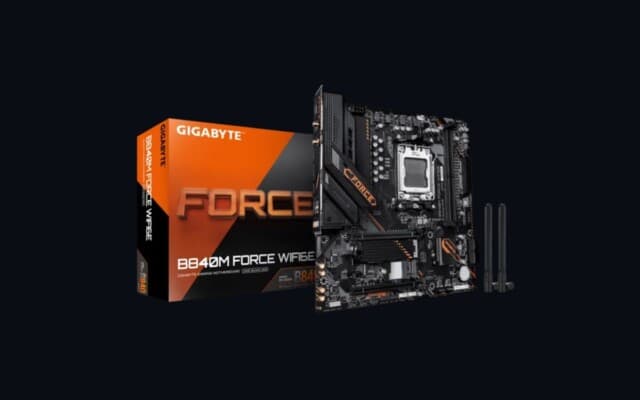 Gigabyte lança placa-mãe B840M em laranja com suporte a Ryzen X3D e DDR5 otimizada