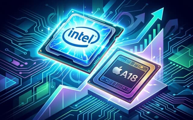 Intel surpreende: chip básico chega perto do Apple A18 Pro do MacBook Neo em benchmark