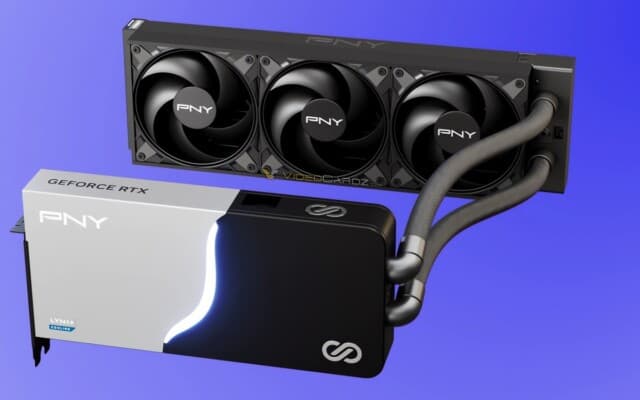 Nova RTX 5090 da PNY combina GPU topo de linha com sistema de water cooler modular