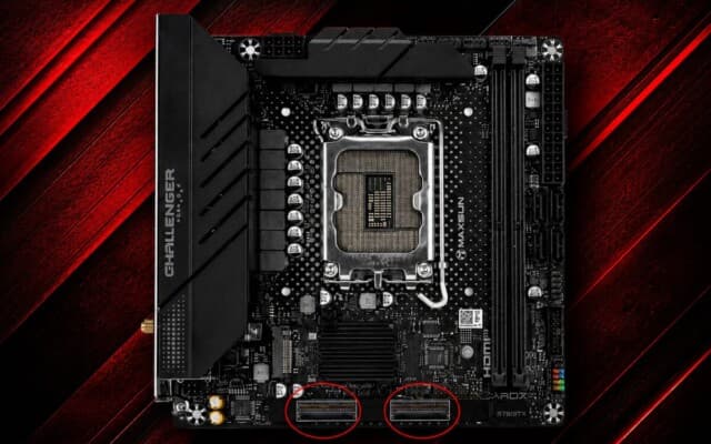 Placa-mãe substitui conector PCI-Express por MCIO bem menor