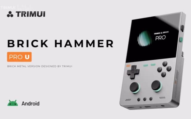 TrimUI revela o Brick Hammer Pro U e o Brick Pro, portáteis verticais para emular jogos até o PS2