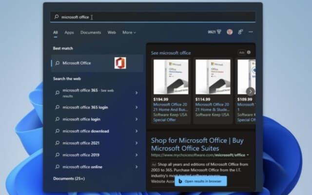 Windows 11 enfim vai permitir remover resultados da internet da busca no Menu Iniciar