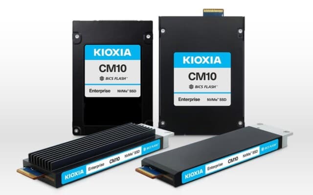 Kioxia anuncia SSD PCIe 6.0 de até 61,44 TB para servidores de IA