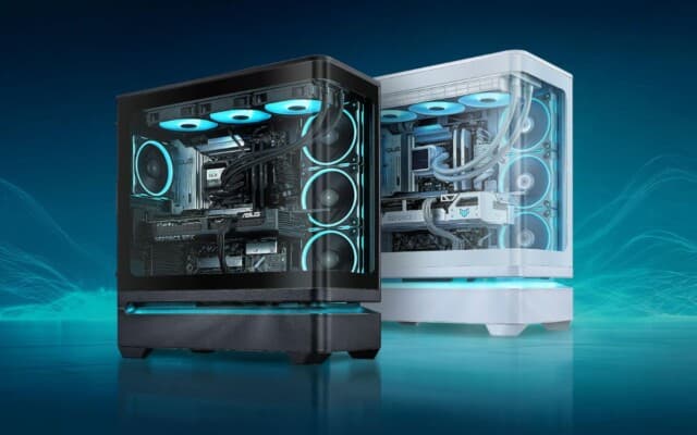 ASUS revela novos cases ATX com visão panorâmica e base estilo flutuante