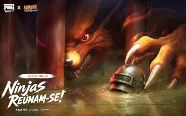 PUBG Mobile recebe modo de Naruto Shippuden com Vila da Folha, jutsus e batalha contra a Nove-Caudas