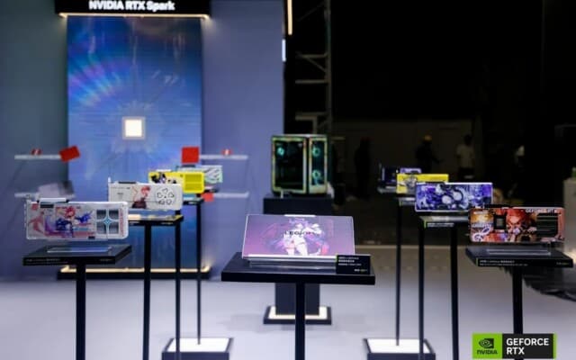 NVIDIA exibe 8 GeForce RTX 5080 inspiradas em jogos na Bilibili World 2026