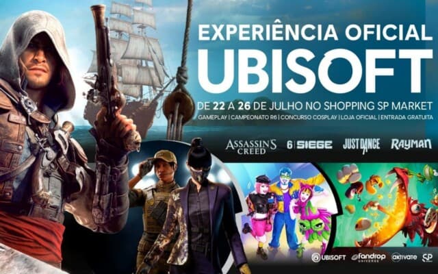 Ubisoft abre pop-up store em São Paulo com atrações de Assassin’s Creed, Rainbow Six Siege e Just Dance