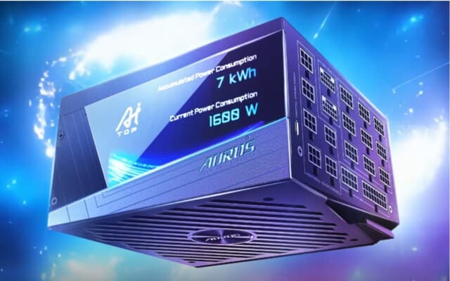 Nova fonte Gigabyte AORUS P1600W entrega 1.600 W em design ultracompacto