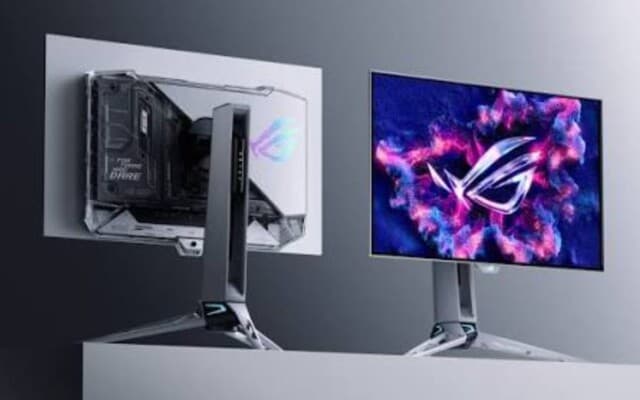 Mercado de monitores OLED cresce muito no trimestre, e ASUS mantém liderança