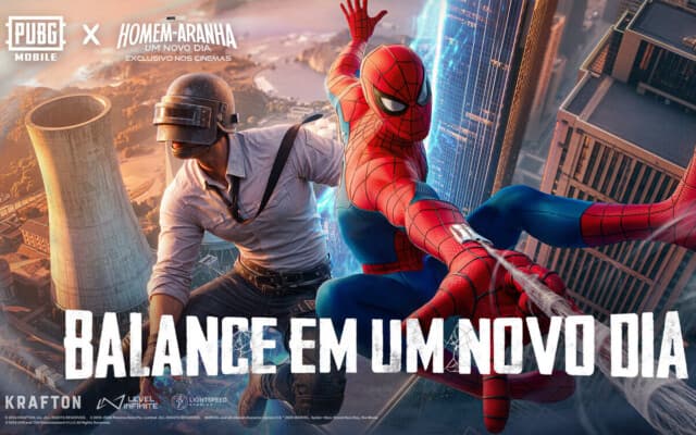 PUBG Mobile recebe colaboração com Homem-Aranha: Um Novo Dia na atualização 4.5