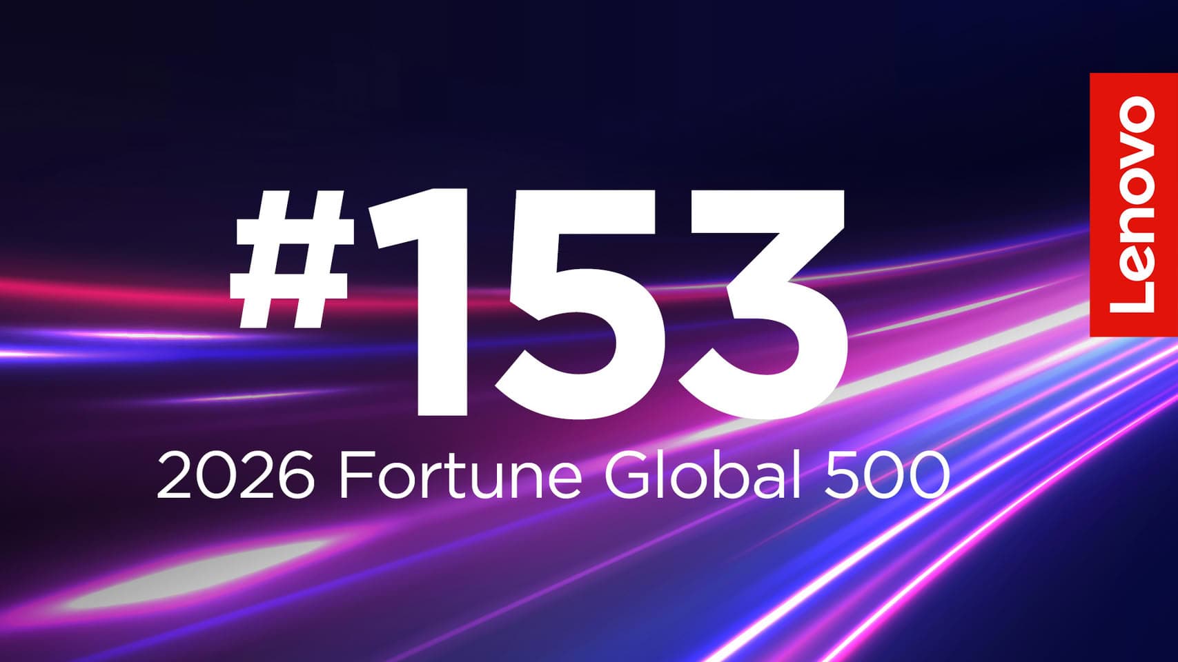 (PR) Lenovo Rises to 153 on Fortune Global 500 with AI Business Growth
