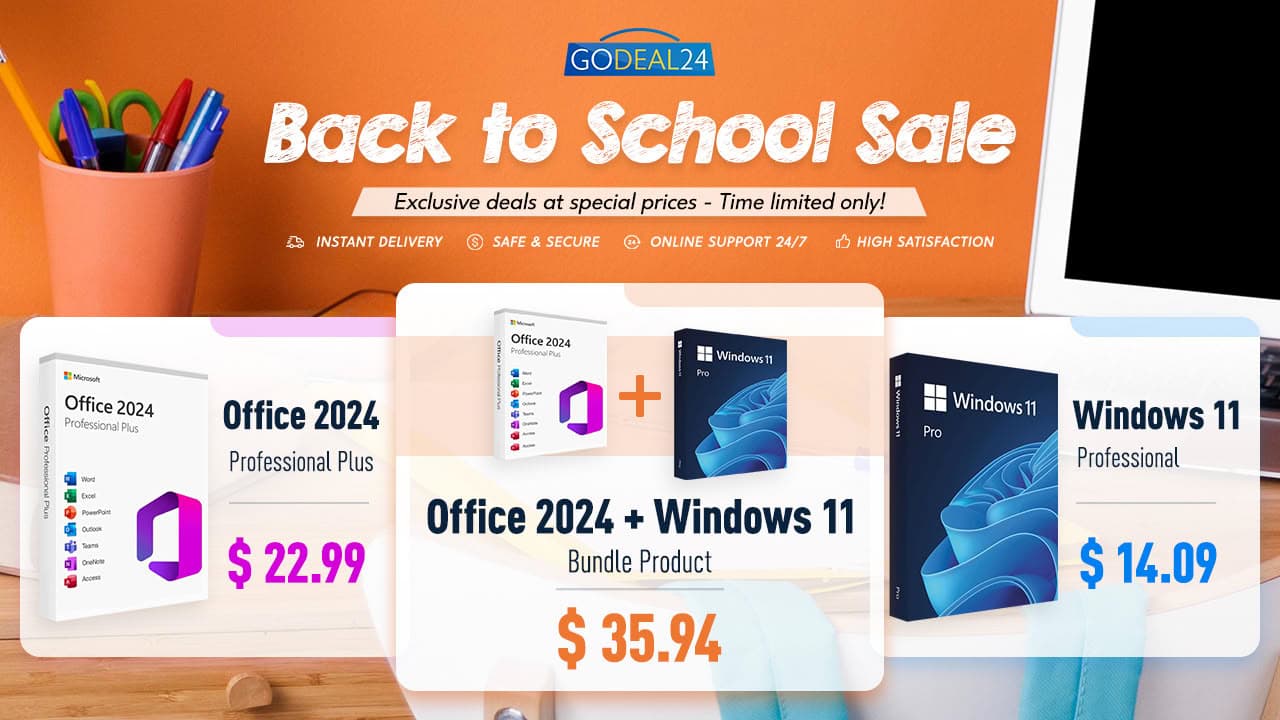 GoDeal24 Back to School Sale: Deep Discounts on Genuine Software