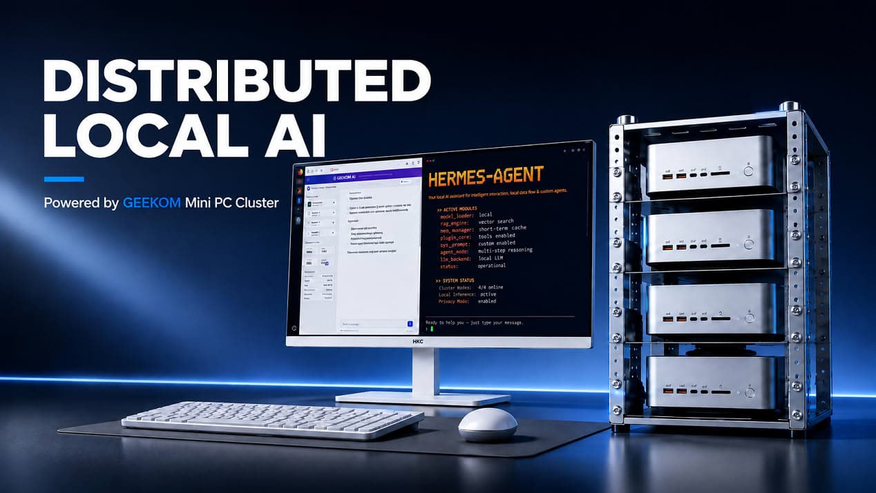 (PR) GEEKOM Pushes the Boundaries of Mini PC Innovation with Four-Node A9 Mega AI Cluster