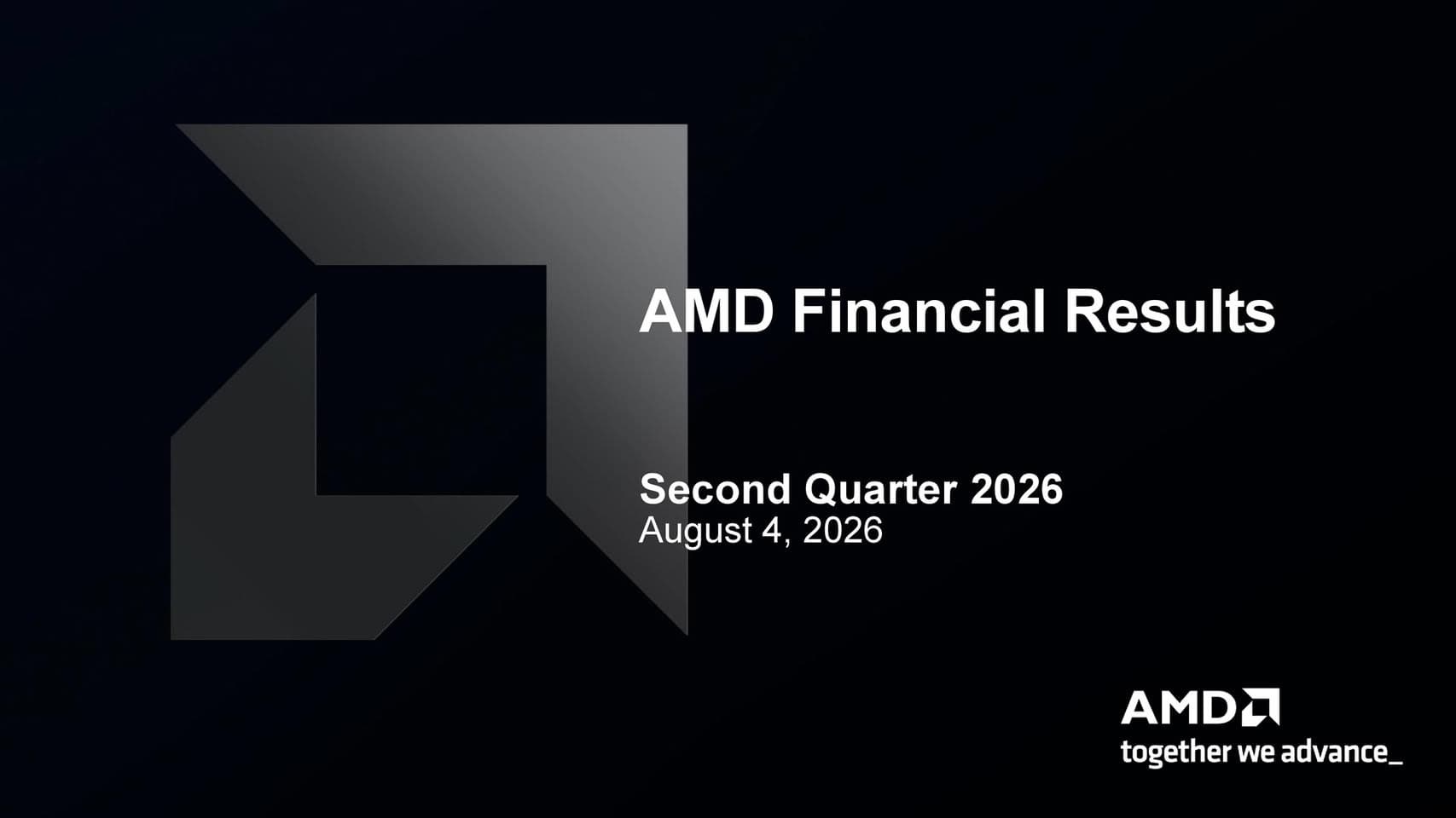 (PR) AMD Reports Second Quarter 2026 Financial Results