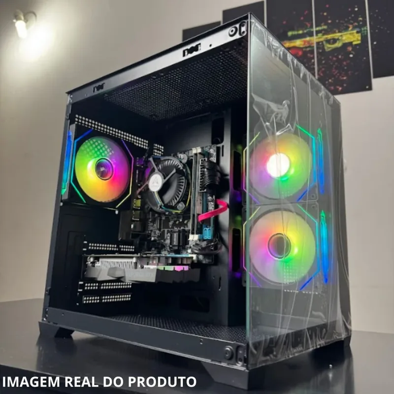 PC Gamer Arvex Intel Core i7 Radeon Rx 6600 Memoria 16gb SSD 480GB Fonte 500w 80 Plus