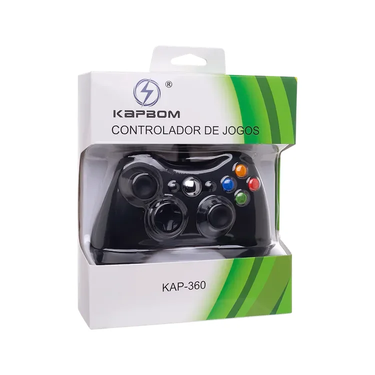Controle Xbox 360 Com Fio Kapbom