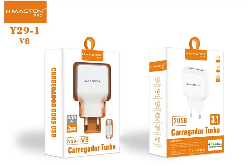 Carregador Hmaston Tomada V8 3.1 Y29-1