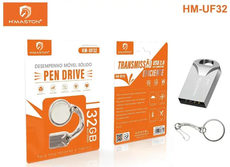Pen Drive Chaveiro H´maston 32GB HM-UF32