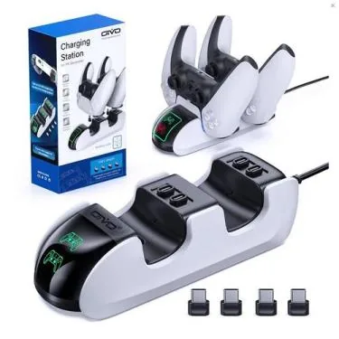 Carregador Duplo Charging Station Para Controle PS5 P5207 OIVO