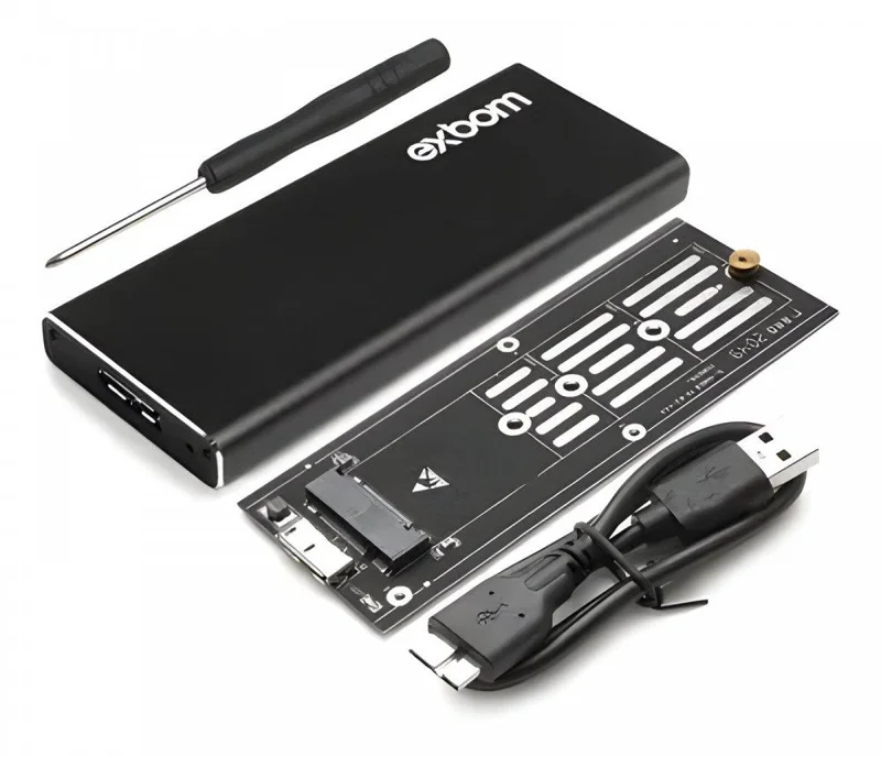 Case para HD SSD M.2 Exbom
