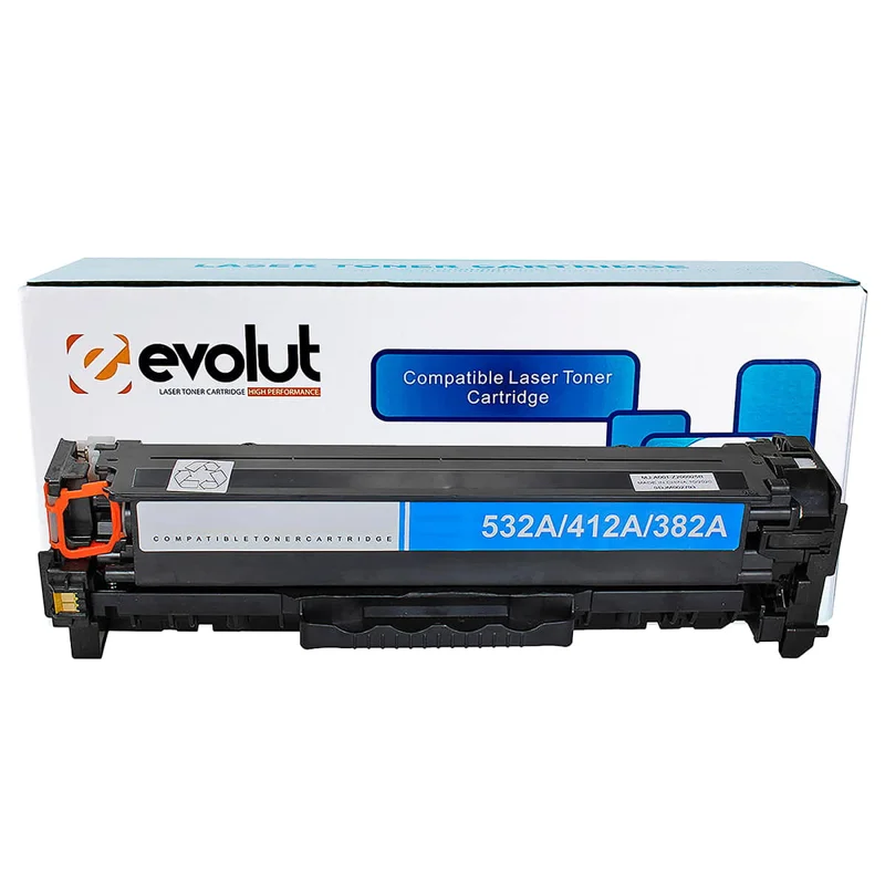 Toner Compatível Hp Cf382A/Ce412A/Cc532 Amarelo 2.8K Evolut