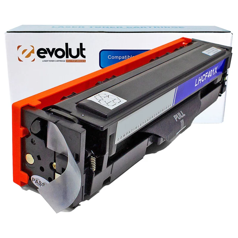 Toner Compatível Hp Cf401X Azul 2.3K Evolut