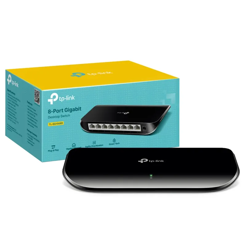 Switch de Rede TP Link 8 Portas Gigabit SG1008D