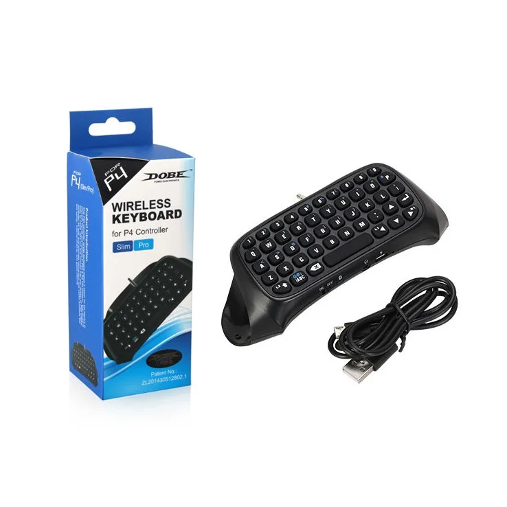 Keyboard Wireless para controle PS4 Dobe TP4 008