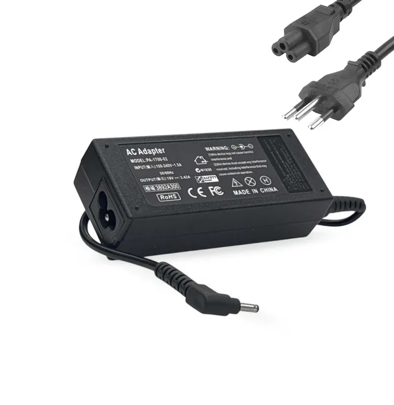 Fonte Notebook Acer 19V 3.42A 65W Pino Fino