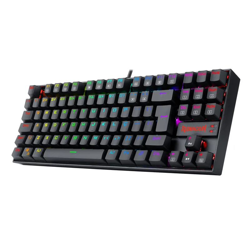 Teclado Mecânico Redragon Kumara K552 Preto Switch Vermelho