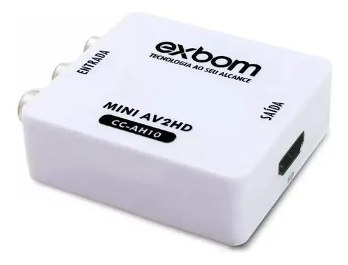 Mini Conversor AV para HDMI Exbom CC-AH10