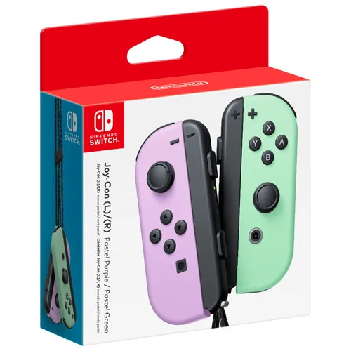 Joy-Con Nintendo Switch Neon Pastel Purple/Pastel Green