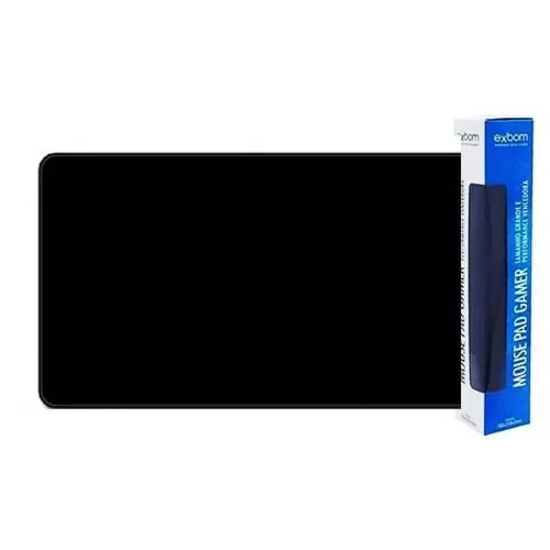 Mouse Pad Preto Exbom Extra Grande 900MMX400MMX3MM