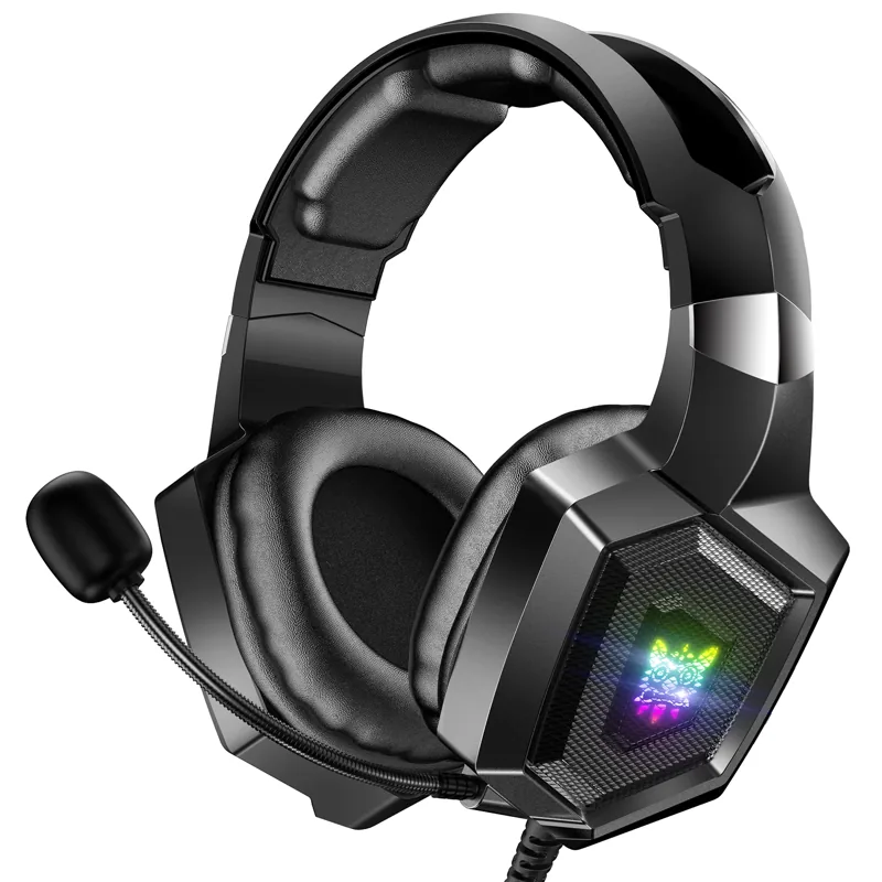Headset Onikuma K8 Preto c/ Led RGB