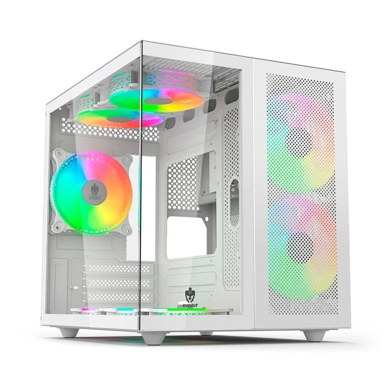 Gabinete Gamer Evolut Eg 820 Mizu C/ 3 Coolers Rgb Incluso