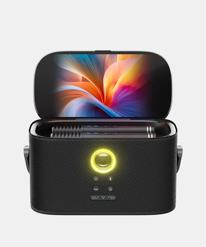 Caixa de som Ikarao Joog Shell S2 Portable 140W Karaoke