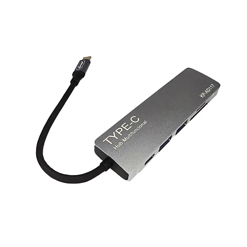 Hub Multifuncional E Leitor De Cartão Knup KP-AD117