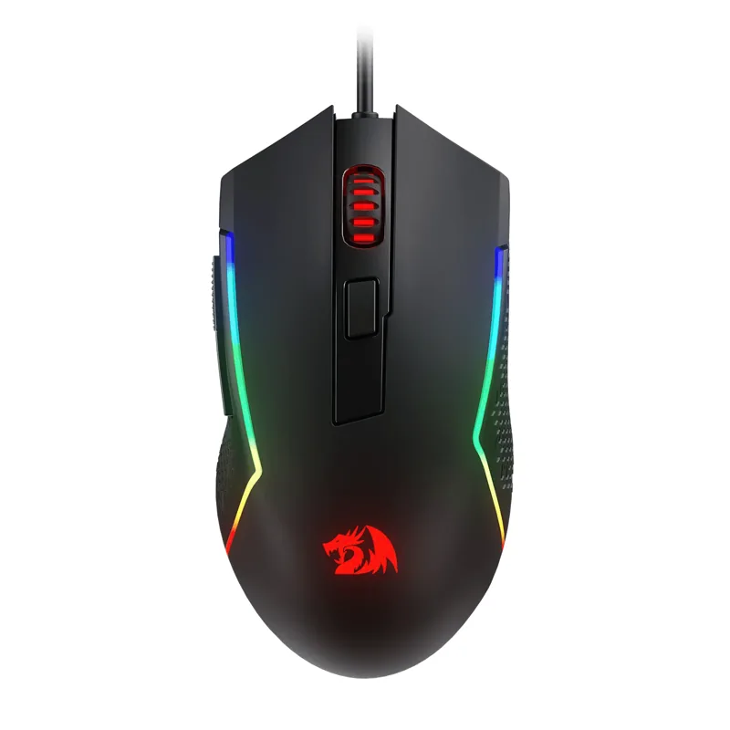 Mouse Gamer Redragon M616 Trident Basic RGB Preto