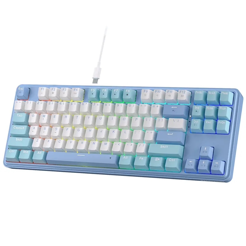 Teclado Gaming Mecânico Redragon Star Blade K707 Azul, Branco, Verde Claro