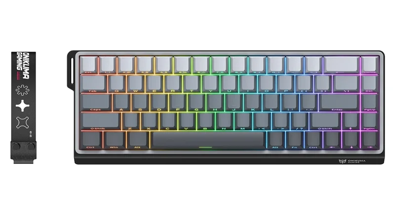 Teclado Magnético Gamer Onikuma G69 Rgb Preto 68 Teclas