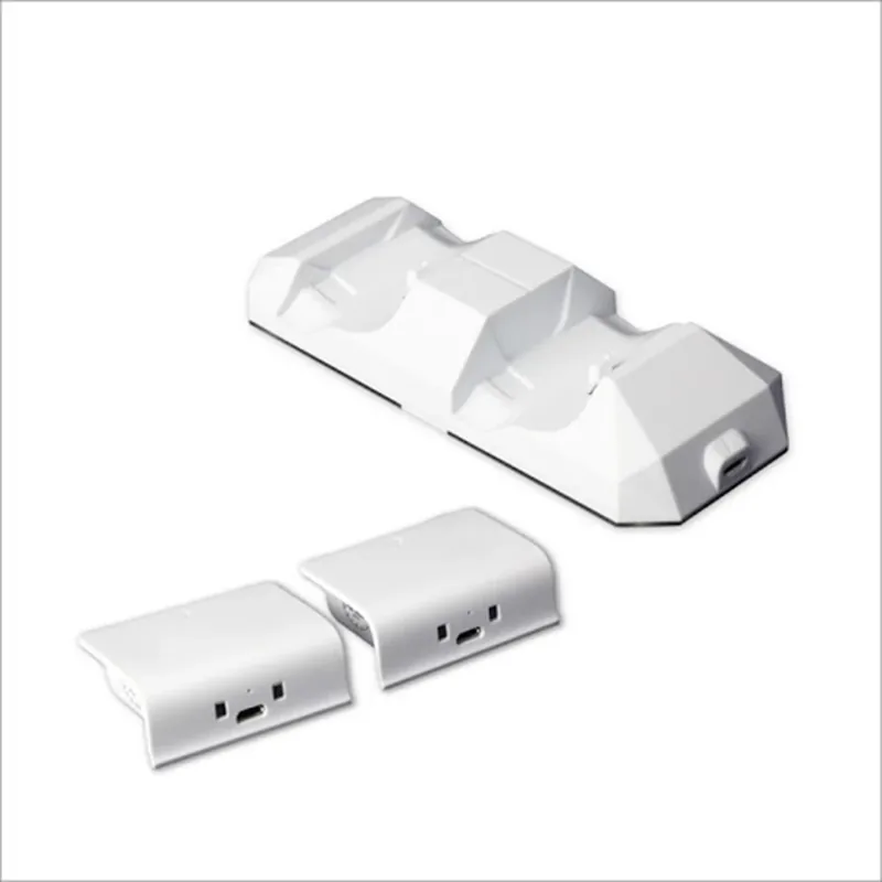 Base Dock Carregador Xbox One Series + 2 Baterias Branco TYX 532s