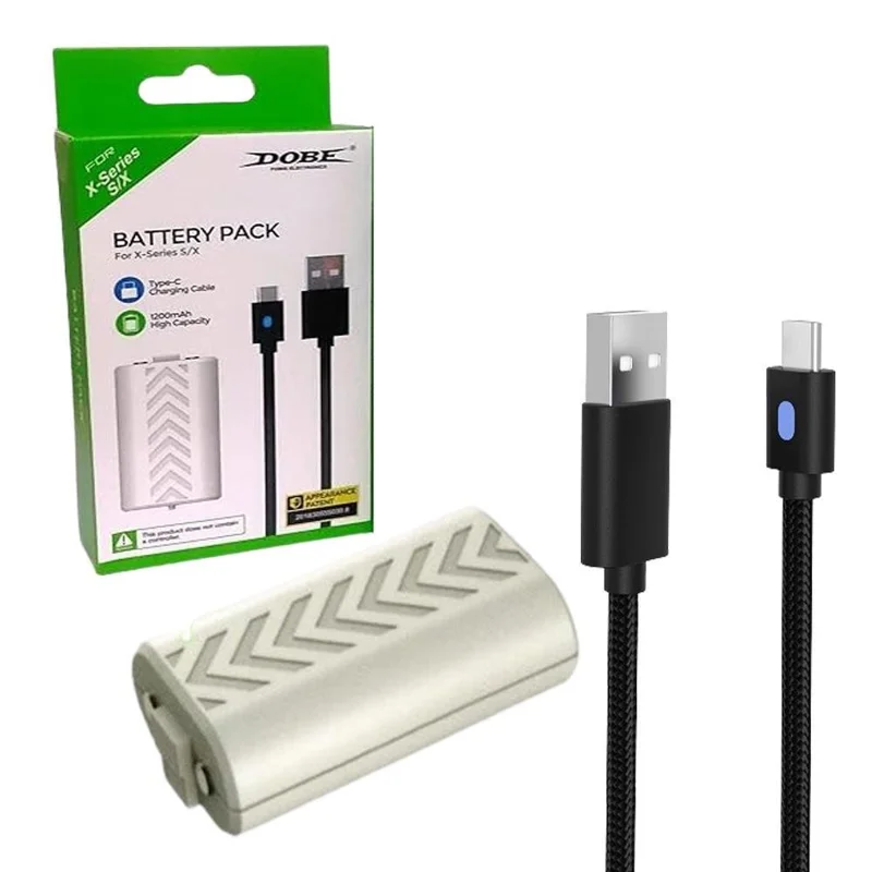 Bateria Recarregável T&Z Para Controle Xbox Series Branco TYX 0634T
