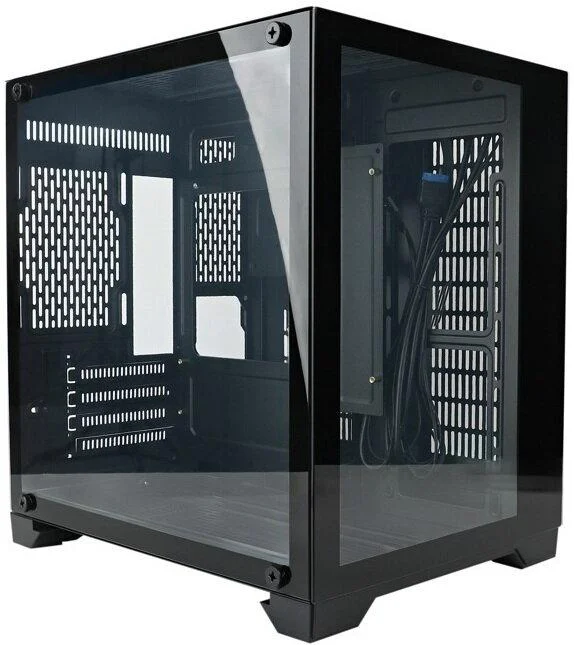 Gabinete Gamer Aquário Sem Fan Preto Delta AGP-M33160P