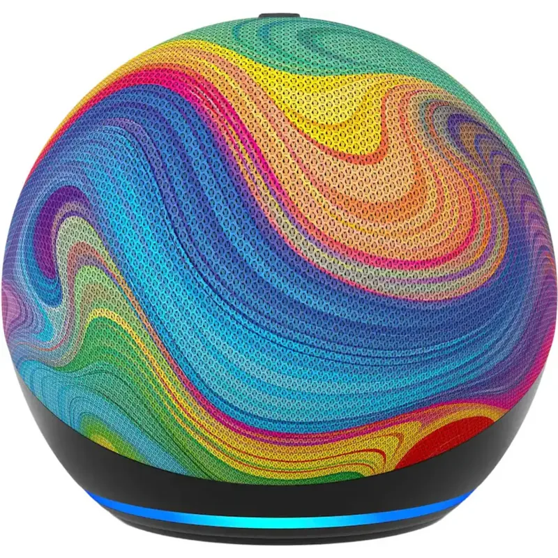 Echo Dot Kids Enfants Rainbow Swirl